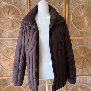 Women's Quilted Jacket - Brown